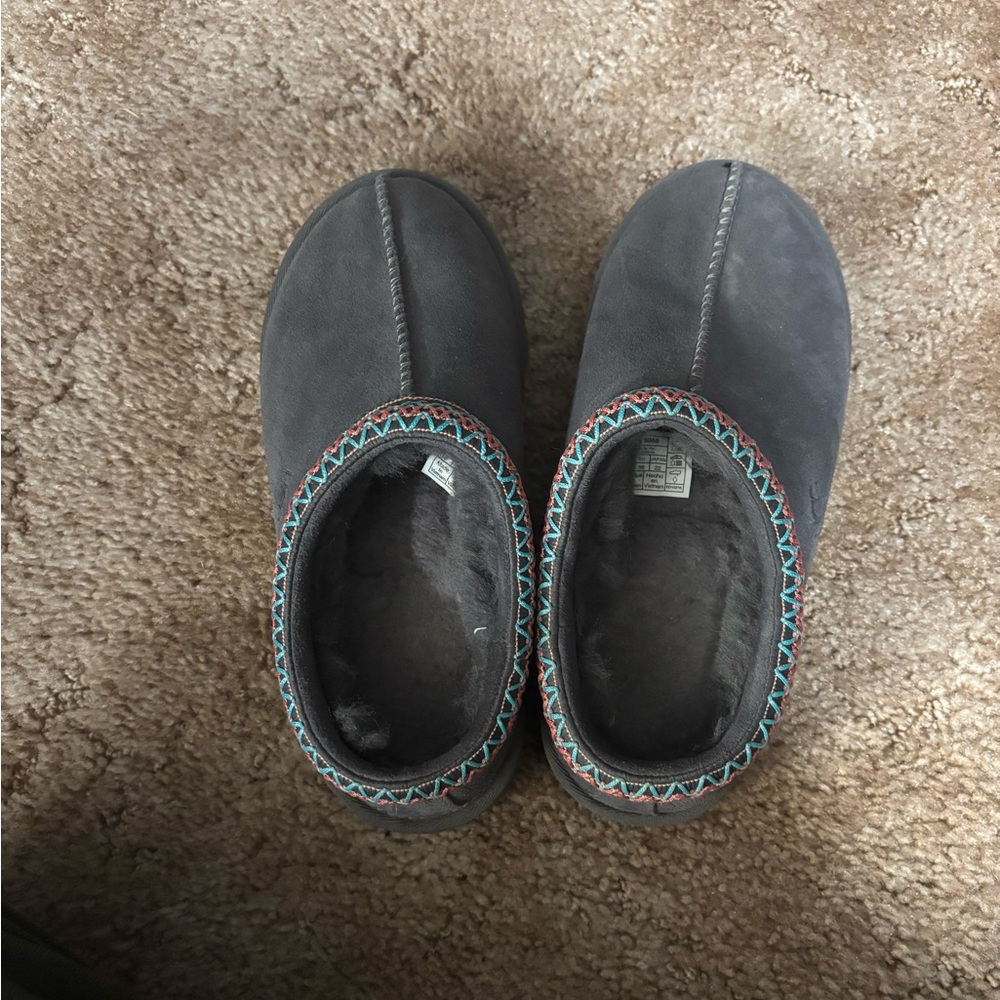 Grey Ugg Tasman slippers